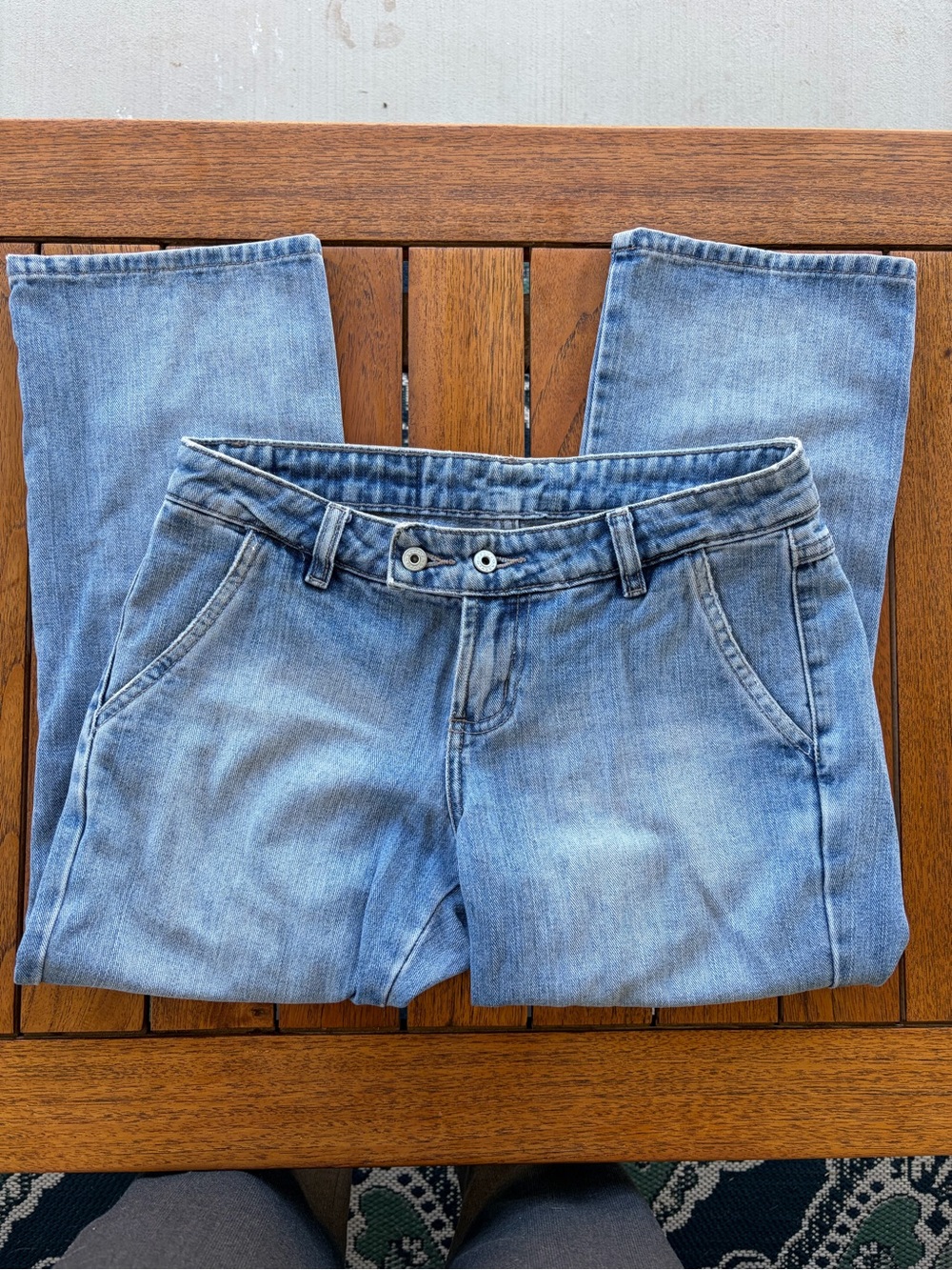 Vintage Light Blue capris